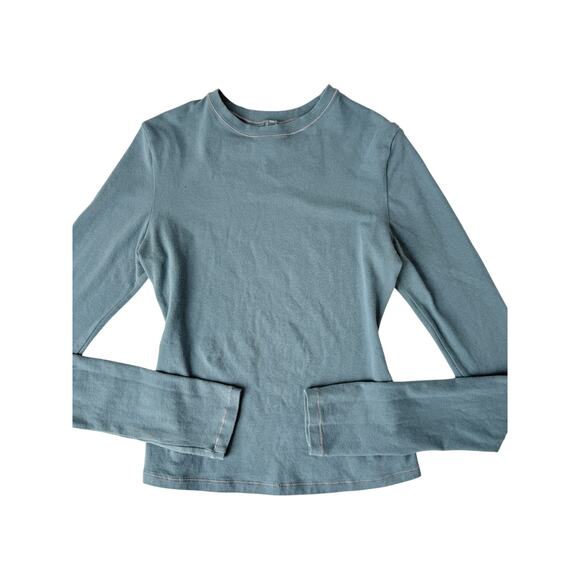 Skims cotton jersey long sleeve kyanite - size small - Picture 1 of 4